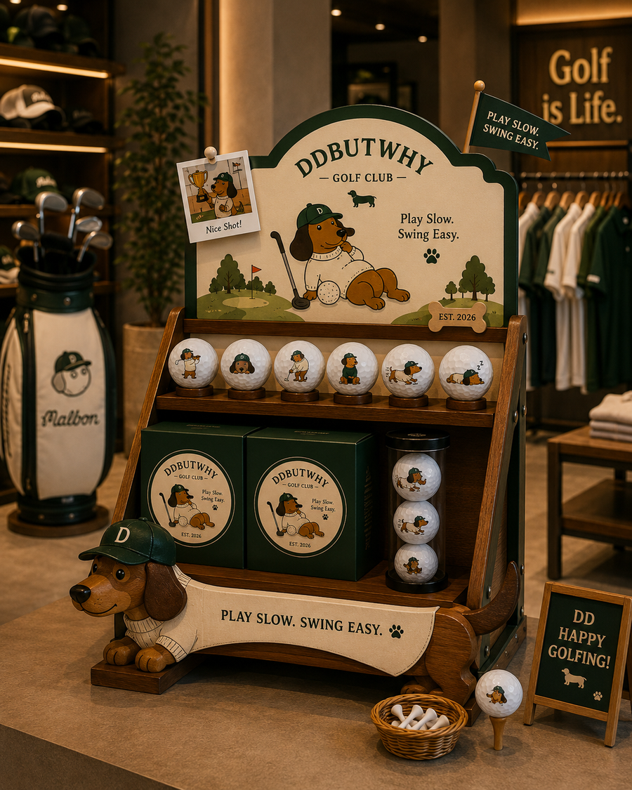Dachshund Golf Ball Gift Set | 6 Balls