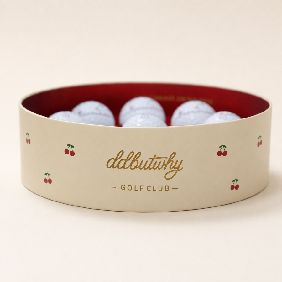 ddbutwhy Cherry Golf Ball Gift Set | 9 Balls